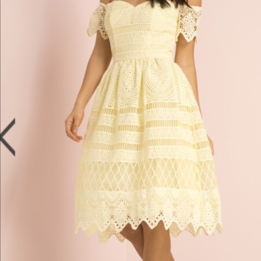 Crochet midi dress